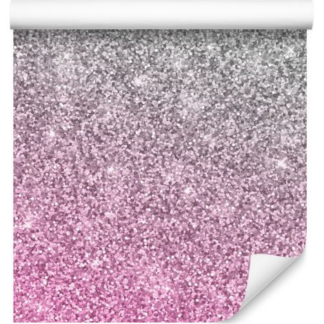 Papier peint à paillettes violettes et grises pour salon et chambre 50x1000 cm (1/5)