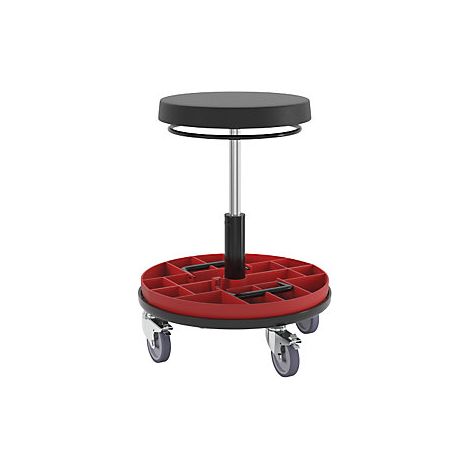 meychair Sgabello da lavoro con 1 ripiano portattrezzi con (1/4)