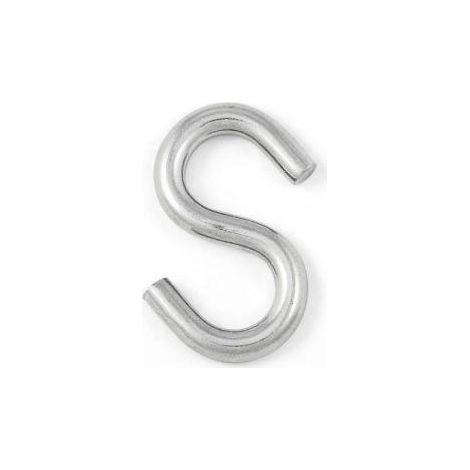 Gancio a S Ø 3,0 mm. in acciaio zincato - 20 pz.