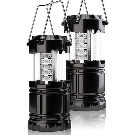 Lanterne de Camping LED à Piles - - nosku POT LUMINEUX - 30 LED - étanche IPX4 (1/5)