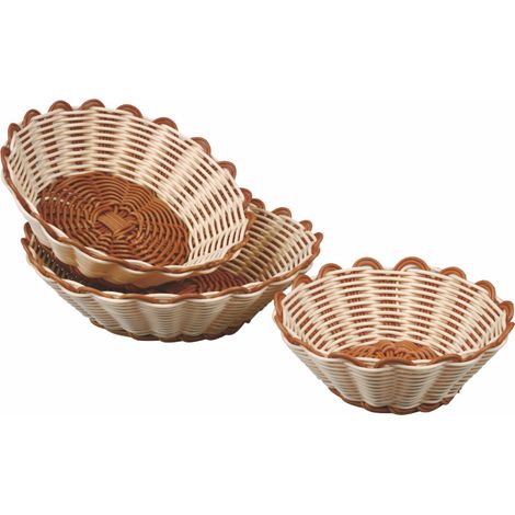 Corbeille à Pain Ronde Bicolore Ø 18,5 à 23 cm - Pujadas