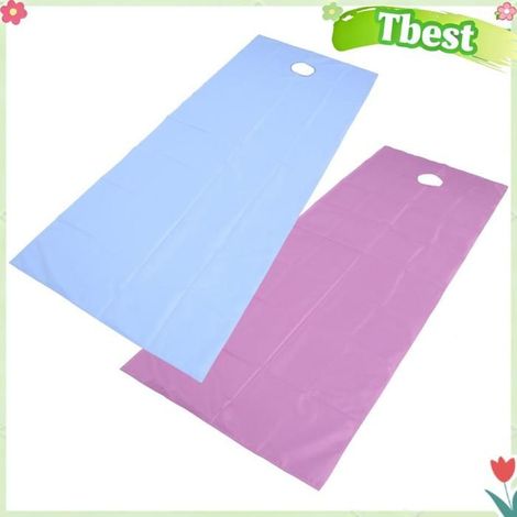 Tbest Drap de lit de table de massage Drap de Lit de Salon de Beauté Étanche Couvre-lit de electromenager appareil Violet + bleu (1/5)