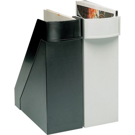 Revista archivo DIN A4 H290xW100xD270mm Ku.schwarz HELIT (Por 4)