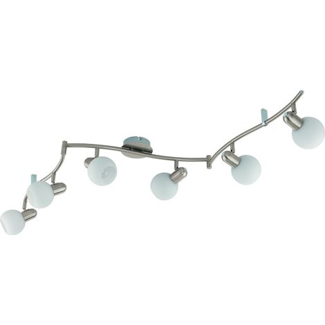Lampe de plafond Comba Nickel 6-léger - 32929