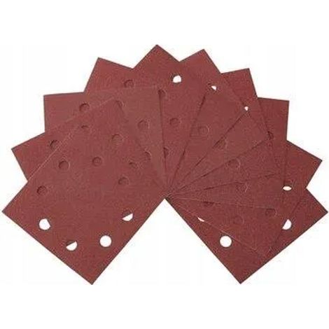 10 hojas abrasivas para lijadoras vibrantes DEWALT DT3023-QZ - 8 perforaciones - 115x115mm