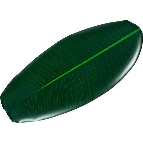 Nappe imperméable à motif de feuilles, chemin de table pour la maison, 1 pièce, vert PEVA (1/5)