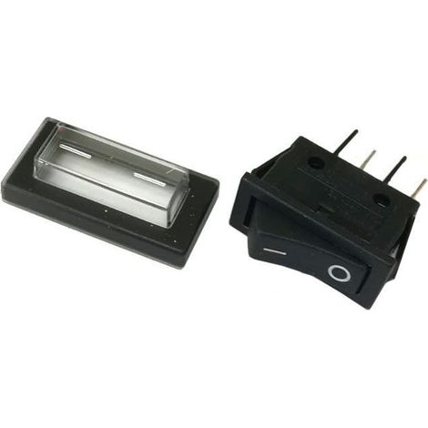 Interruttore di ricambio originale con cappuccio per abbacchiatori Zanon Falcon 12V (1/3)