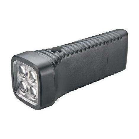 AccuLux MultiLED lámpara portátil negra iluminación potente