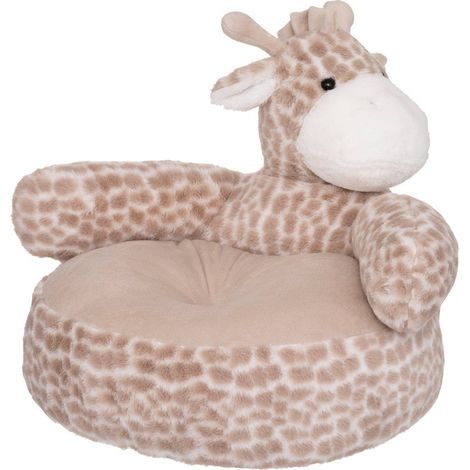 Poltrona per bambini giraffa beige e bianca - Atmosphera créateur d'intérieur (1/3)