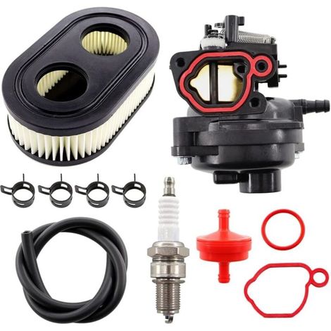 Carburateur 799584 (avec filtre à air) pour tondeuse Briggs & Stratton 799584 594058 550EX 725EXI 625EX 675EX 0EX 09P702-0145-F1 09P702-0098-F1 Troy Bilt TB200 TB20 125 T B554 (1/4)