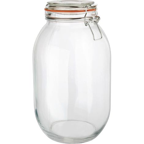 Bocal à conserves à clip en verre - Vogue 2 L (1/2)