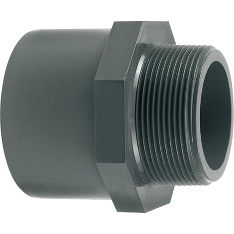Embout mixte PVC pression M/F fileté 50 x 63 x 2" - Fitt (1/4)
