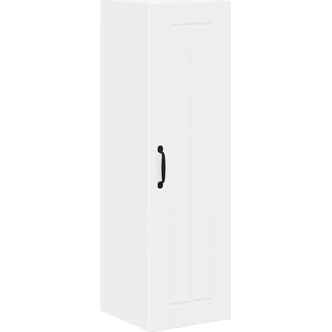 Meubles de Rangement，Armoire de cuisine avec étagère Blanc brillant 30 x 31 x 100 cm CFW901634 (1/5)