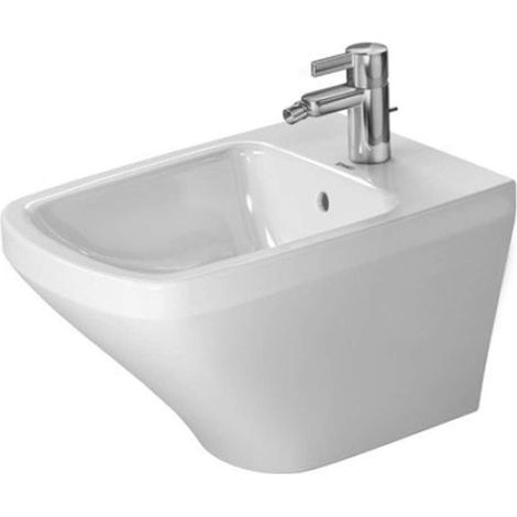 DURASTYLE bidet sospeso con piattaforma per troppopieno 370x540mm 1 foro rubinetto bianco Wondergliss (1/3)