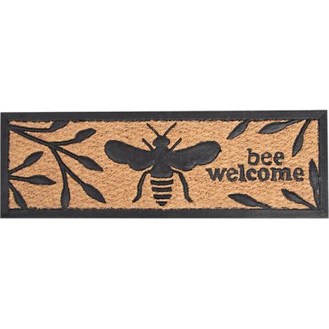 Dekorative Fußmatte mit Bienenmotiv
