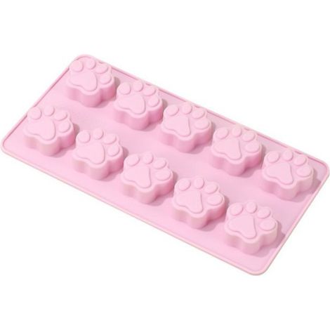 Moule À Pattes De Chien - Silicone Alimentaire - Résistant Four Micro-Ondes Congélateur Lave-Vaisselle - Pour Gâteaux Bonbons Chocolat Gelées - Lot De 1 (1/5)