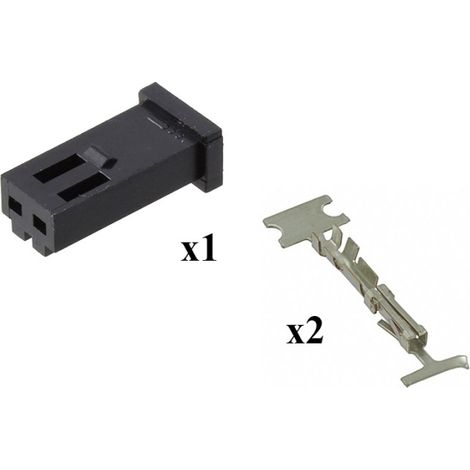 Kit Connettore Modu 2 Femmina 2 Vie