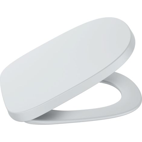 Tapa y asiento de SUPRALIT® para inodoro con caída amortiguada BEYOND - ROCA Color: Perla (1/2)