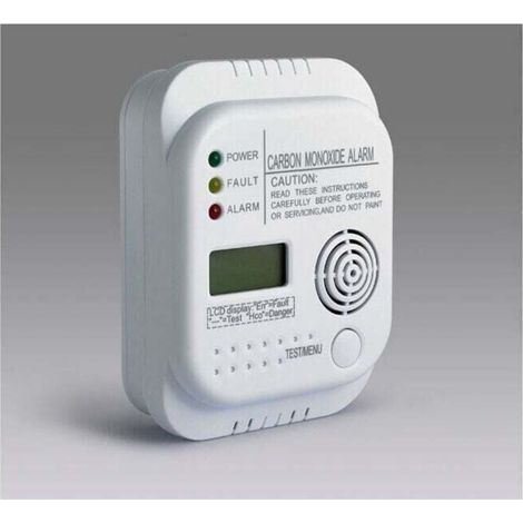 Carbon Monoxide Detector, Battery Powered, Gas Detector with Display and Temperature Indicator aiperq (1/3)