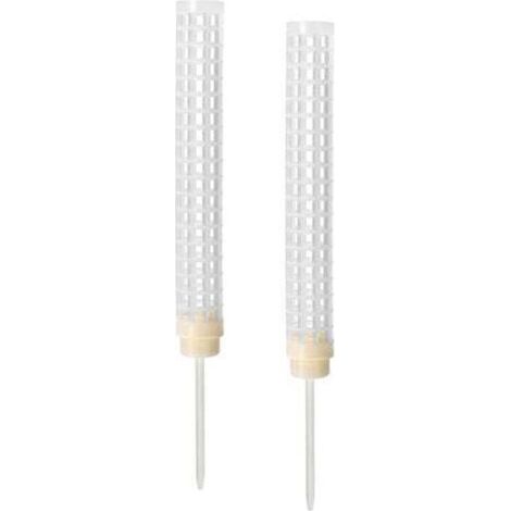 Stück 25 cm hohe Moossäulen, Moosstützset, Rankhilfe für Kletterpflanzen, braune Kokosnuss, Dillsäule mit Sockel