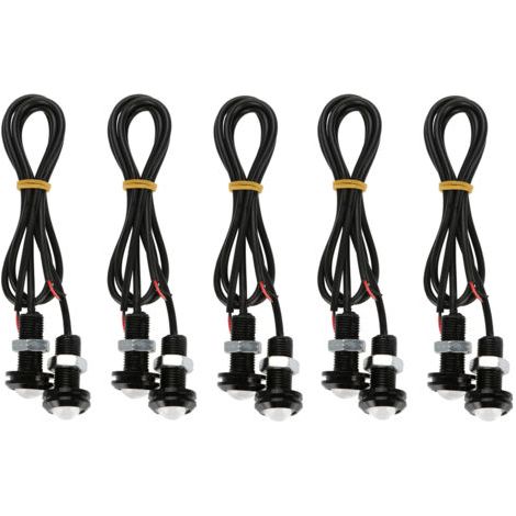 DEESSE SHOP-Aramox Eigle Eye LED pour la Tête de Lampe Blanc Bright 18 Mm Lumière 9 Watt 18 Mm Stroboscopes (1/5)