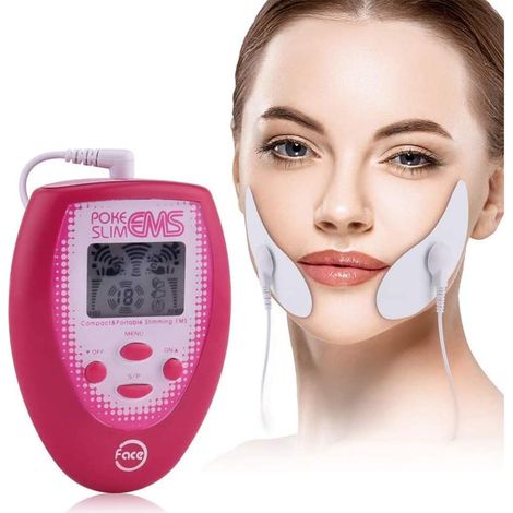 Effective Mini Electro Stimulator TENS Muscle Massager EMS Stimulation Machine Electric Facial Massager Vibrating Face Massager Convenience (1/5)