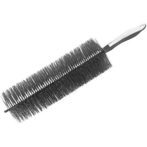 Baguette d'époussetage de ventilateur, brosse pliable, plumeau, balayeuse de poussière domestique pour ventilateurs, unités AC, stores de fenêtre, canapés gris (1/5)