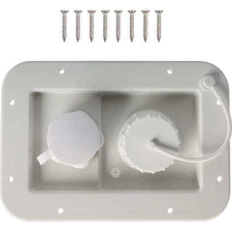 Trappe d'eau double usage pour remplissage, laiton (1/5)