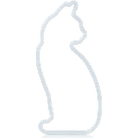 Neon-Kat-LED-Schreibtischlampe, Geschenk für Katzen, Geschenk, Nachtlampe für Wohnzimmer oder Schlafzimmer (1/4)