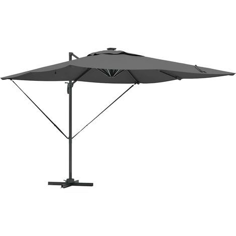 Parasol Anthracite 286 x 284 x 270 cm Aluminium et polyester (1/5)