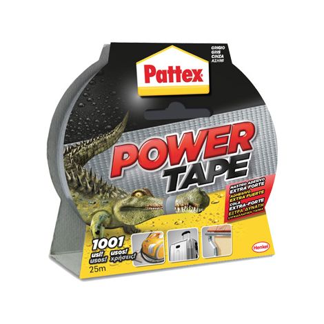 NASTRO ALTA RESISTENZA POWER TAPE PATTEX  GRIGIO MM 50 ML 25