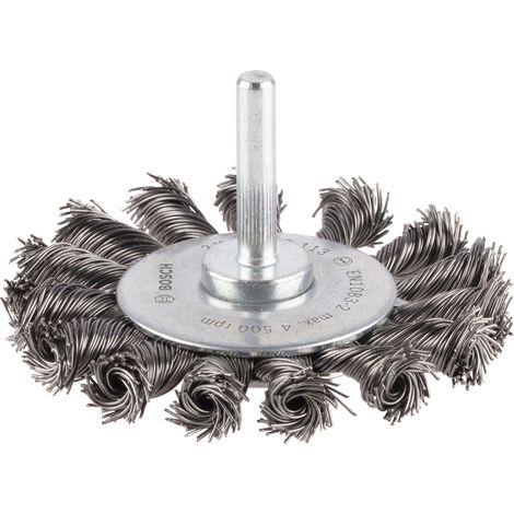 Bosch Brushing PRO Metal heavy Wire Wheel Straight Shank 75 x 0.5 mm 2608622113
