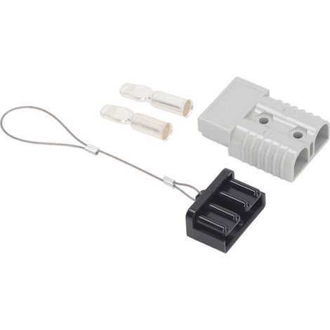 Connecteur de batterie 175 A 600 V à connexion rapide, modulaire, avec couvercle de protection en polycarbonate. (1/5)