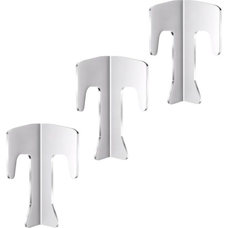 3 Pièces Entretoises Universelles pour Plaques à Feu en Acier Inoxydable, Ensemble d'Entretoises de Plaque de Feu, Entretoise de Barbecue, pour Tonneaux de Feu, Plaques de Barbecue, Barbecues à Boule (1/5)