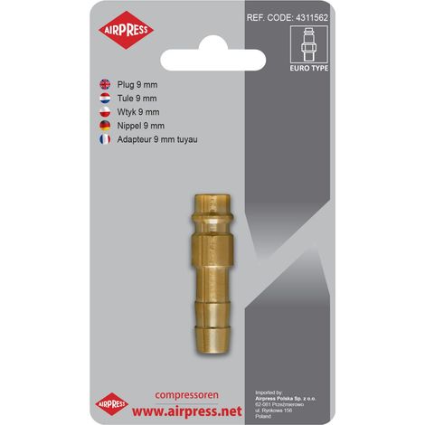 Connettore rapido con uscita per tubo flessibile da 9 mm - AP 4311562