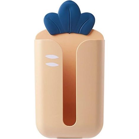 Porte-papier toilette, boîte à papier toilette, joli support, support mural, organiseur de comptoir, conteneur pour cuisine, salle de bain, chambre (couleur : jaune) (1/3)