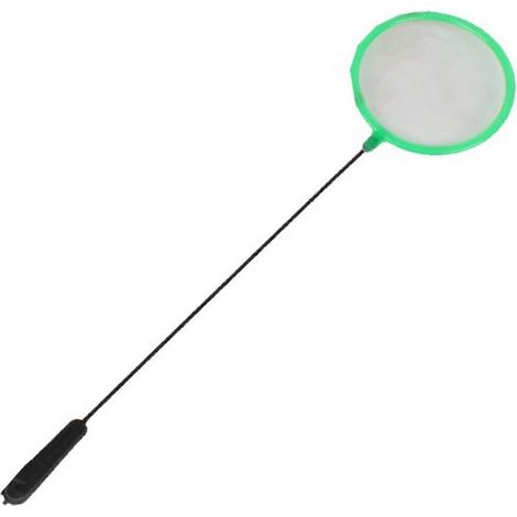 Épuisette pour aquarium, écumeur à mailles fines de 3 pouces, convient aux petits aquariums, avec un manche de 9 pouces de long, vert. (1/5)
