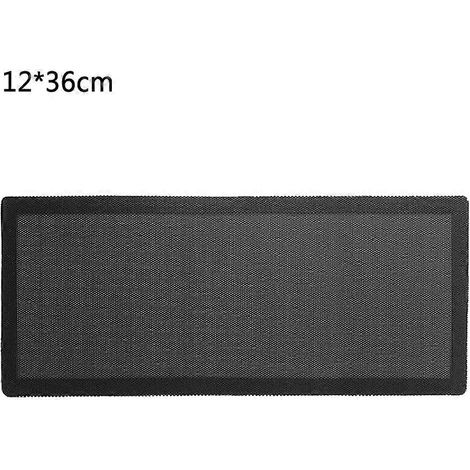 Filtre à poussière magnétique, couvercle de ventilateur anti-poussière en tissu mesh, grille de protection pour ventilateurs de boîtier PC, 14 x 28 mm / 12 x 36 mm (12 cm + 36 cm) (1/5)