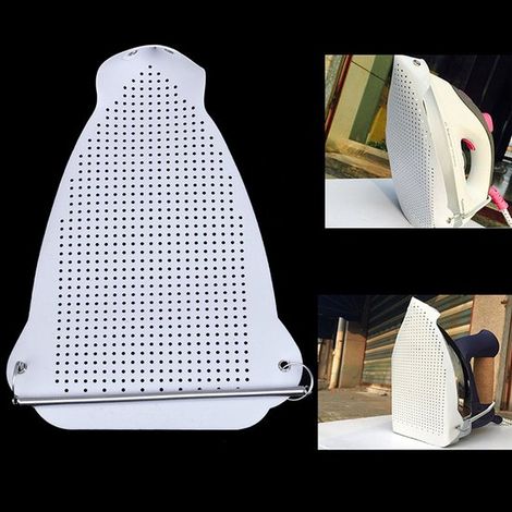 Cubrezapatos para planchar, alfombrilla protectora para planchar de 0,5 mm - blanca (1/4)