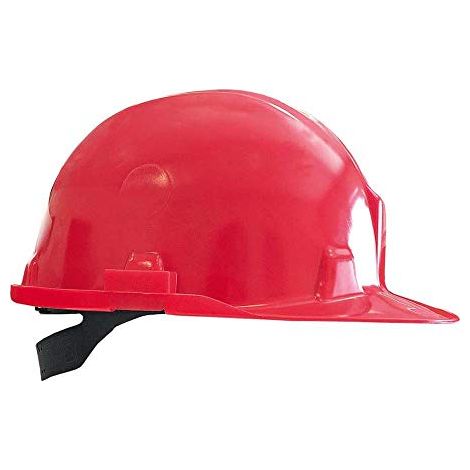 Casco di sicurezza da cantiere Reis rosso 54-62