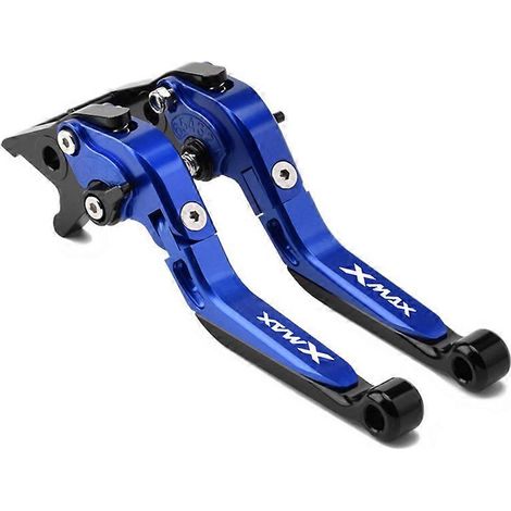 Convient aux Yamaha XMAX300/250/125 de 18 à 24 ans : freins, klaxons, leviers de guidon et guidons de frein à main modifiés (modèles 23 à 24, bleus). (1/5)