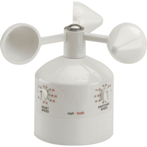 Capteur de vent Hunter Wind-Clik  Contrôle automatique de l'arrosage par vent fort  Offre exclusive