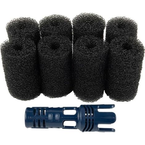 Applicable balayeuses de queue TSP10P et 9-100-3105, TSP10P + brosses à récurer 9-100-3105 pour Polaris 3900 Sport 380 Pool Clean, 1 filtre + 8 éponges (1/5)