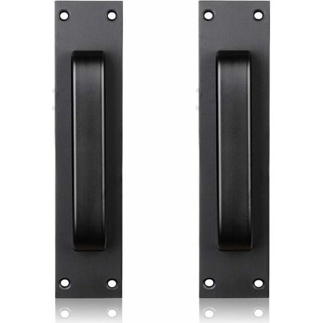 Möbelgriff, schwarzer Schiebetürgriff für Küche/Möbel/Schrank/Schrank/Schubladengriff für Scheunentürflügel FLITI (1/4)