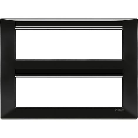 VIMAR - 14690.05 Plaque d'immatriculation noire 14M