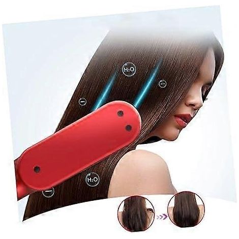 Lisseur sans fil, utilisable sur cheveux bouclés et lisses. (1/2)