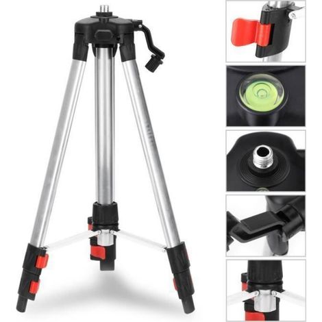 Support de niveau de trépied de 1,2 m Trépied de haut niveau de 1,2 m pour l'outil de mesure de niveau des lasers à (1/4)