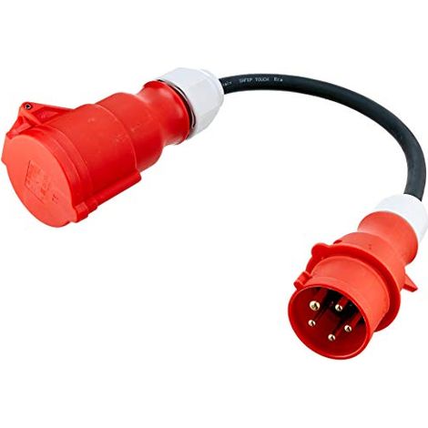 Unitec 47460 - Adattatore 16/32 A, cavo 0,5 m, H07RN-F5G2,5 mm (1/4)