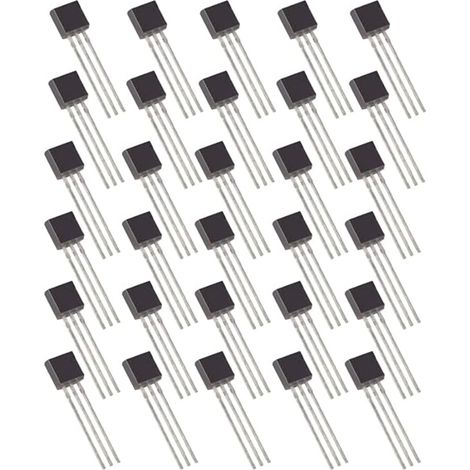 Bipolarer Hall-Effekt-Sensor, Hall-Effekt-Sensor, 3-poliger Hall-Sensor, 30 Stück 49E TO-92 3-polige lineare Hall-Effekt-Sensoren für die Reparatur von Elektrofahrzeugmotoren