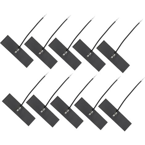 10 pièces antenne interne souple FPC type T 2.4G 4DBi signal stable antenne intégrée souple tête à souder (1/5)